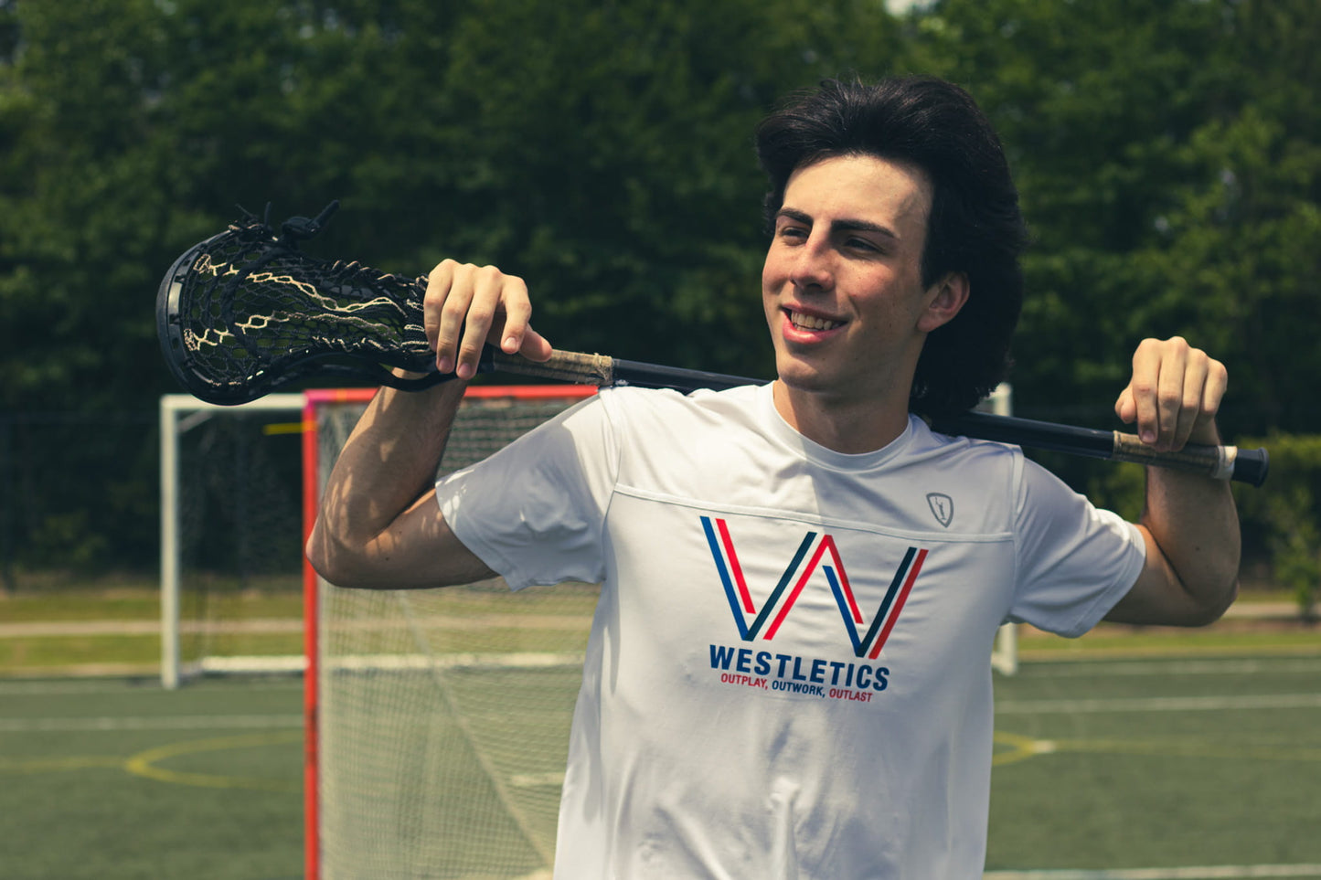 Westletics White Athletic Shirt